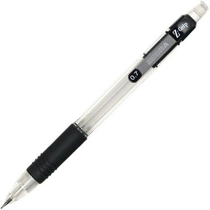 Zebra 52471 Z-Grip Mechanical Pencil 0.7mm Black 7pk