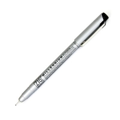 Zig Millennium 05 Marker, Drawing Marker, Black