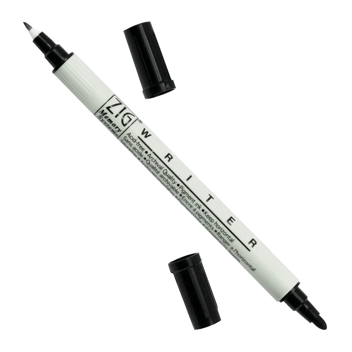 Zig MS6600-10 The Writer Pen, Pure Black