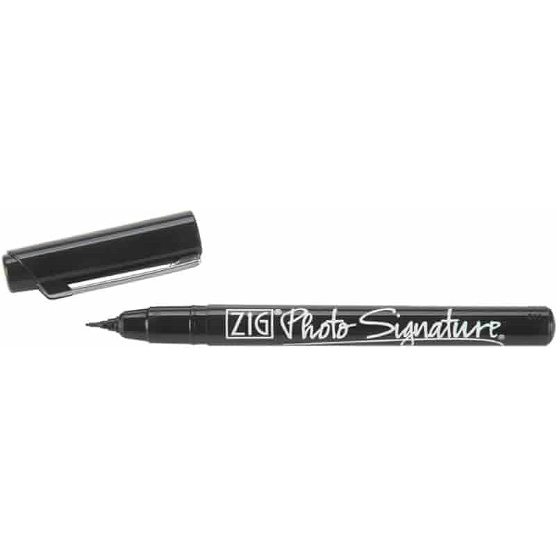 Zig PS220-010 Photo Signature Pen, Black