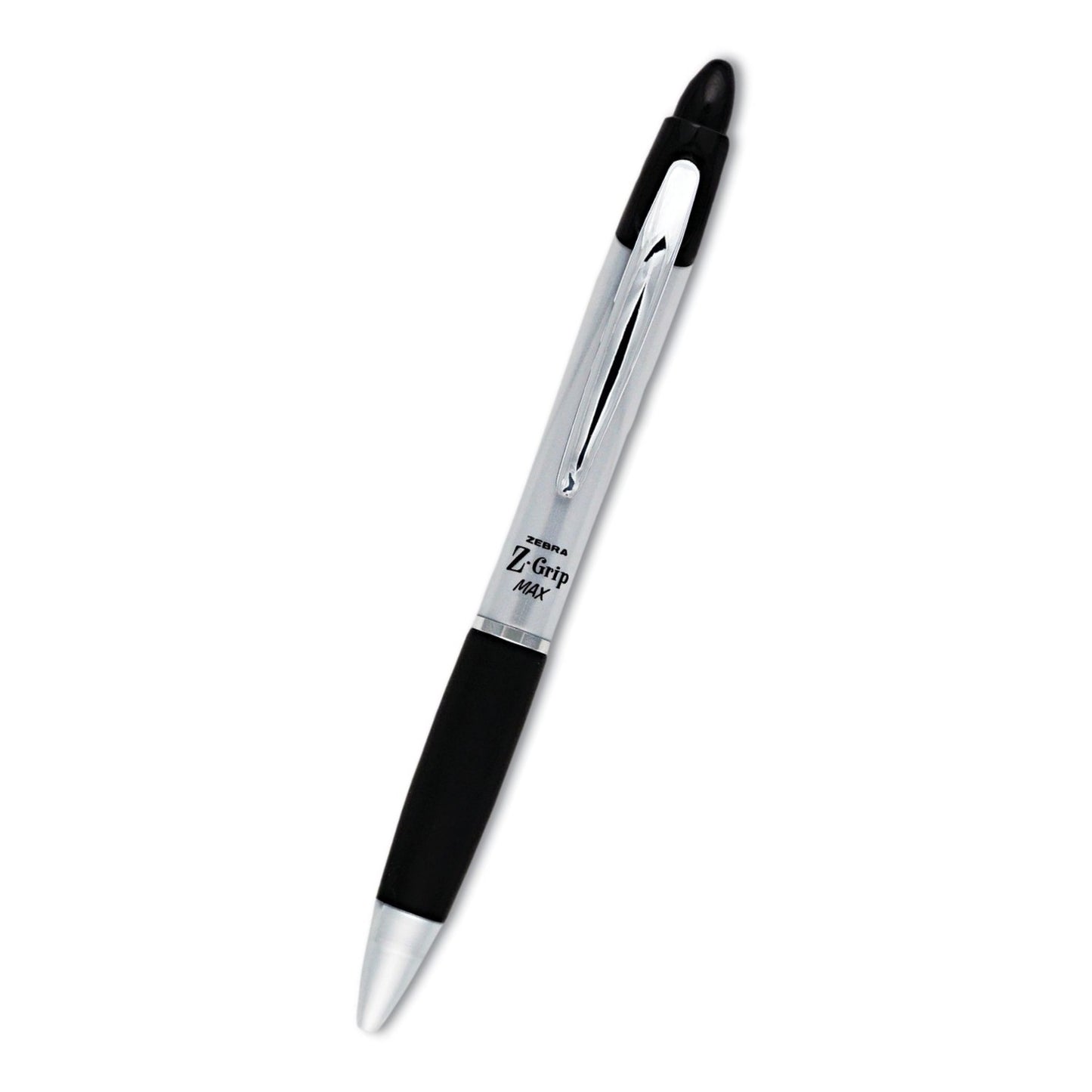 Zebra 22410 Z-Grip Max Retractable Ballpoint 1.0mm Black