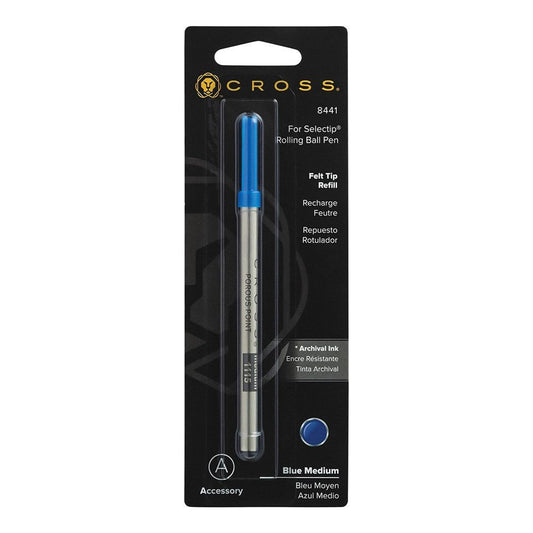 Cross 8441 Refill, Selectip Porous Point Medium Blue