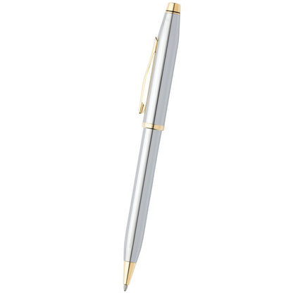 Cross Century® II Medalist® Polished Chrome with 23KT Gold-Plated Appointments Ballpoint Pen