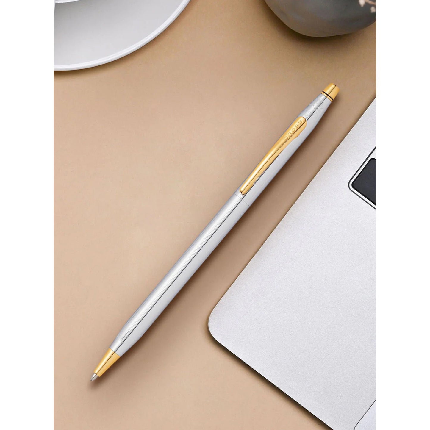 Cross Classic Century® Medalist® Chrome with 23KT Gold-Plated Appointments Ballpoint Pen