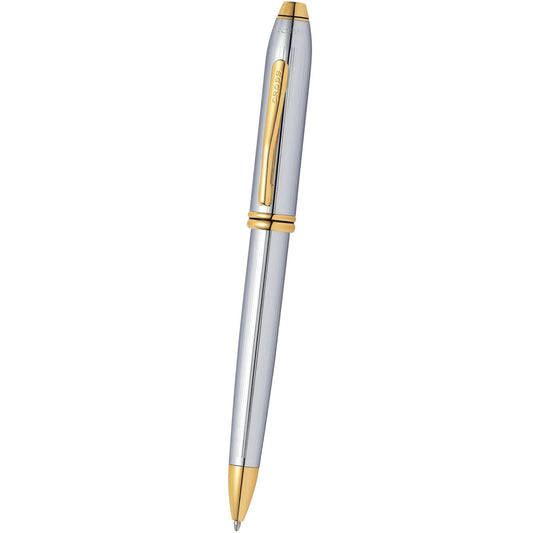 Cross Townsend® Medalist® Polished Chrome with 23KT Gold-Plated Appointments Ballpoint Pen