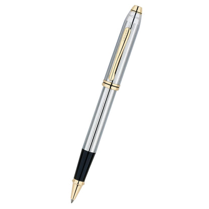 Cross Townsend® Medalist® Polished Chrome with 23KT Gold-Plated Appointments Selectip Rollerball Pen
