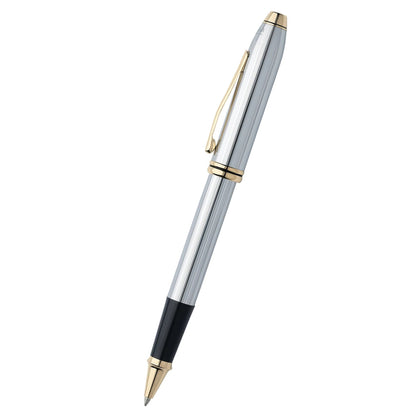 Cross Townsend® Medalist® Polished Chrome with 23KT Gold-Plated Appointments Selectip Rollerball Pen