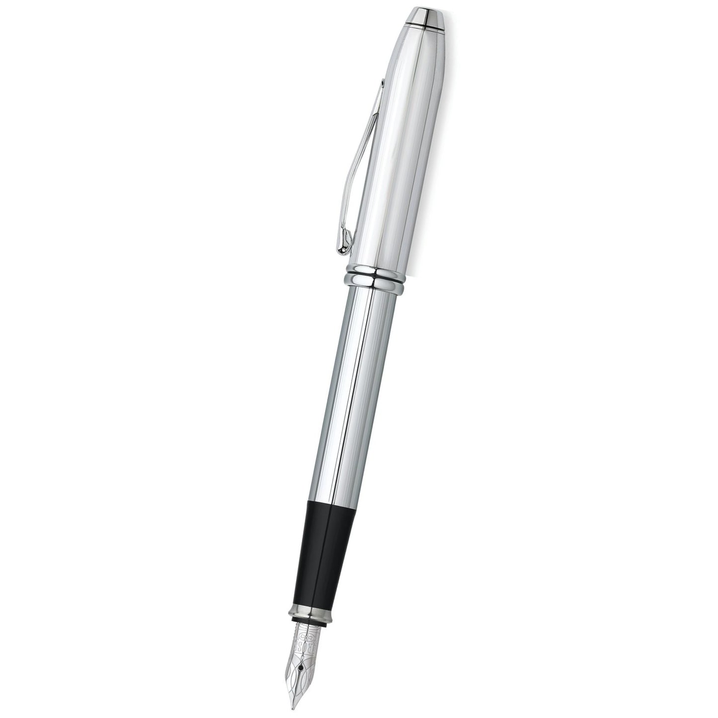 Cross Townsend® Lustrous Chrome with Polished Chrome Appointments and Stainless Steel Fine Nib Fountain Pen