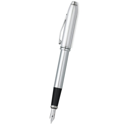 Cross Townsend® Lustrous Chrome with Polished Chrome Appointments and Stainless Steel Fine Nib Fountain Pen