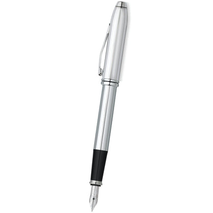 Cross Townsend® Lustrous Chrome with Polished Chrome Appointments and Stainless Steel Medium Nib Fountain Pen