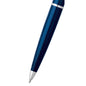 Cross ATX® Translucent Blue Lacquer with Polished Chrome Appointments Ballpoint Pen