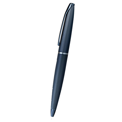 Cross ATX® Dark Blue PVD Etched Diamond Pattern with Polished Dark Blue PVD Appointments Ballpoint Pen