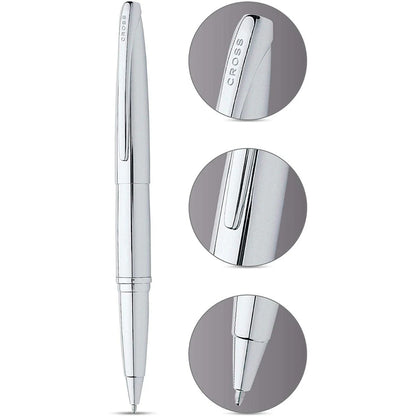 Cross ATX® Pure Chrome with Polished Chrome Appointments Selectip Rollerball Pen