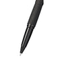 Cross ATX® Brushed Black with Machine-Turned, Diamond-Pattern Engraving with Polished Black PVD Appointments Selectip Rollerball Pen