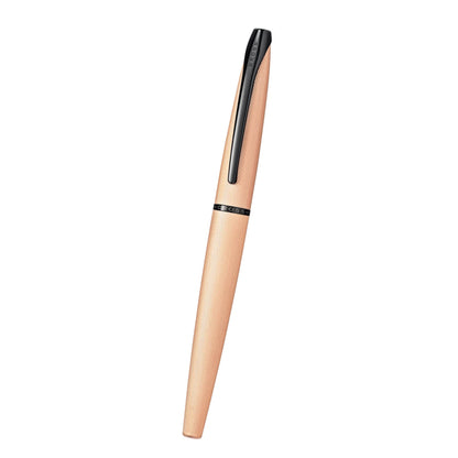 Cross ATX® Brushed Rose Gold with Machine-Turned, Diamond-Pattern Engraving with Polished Black PVD Appointments Selectip Rollerball Pen
