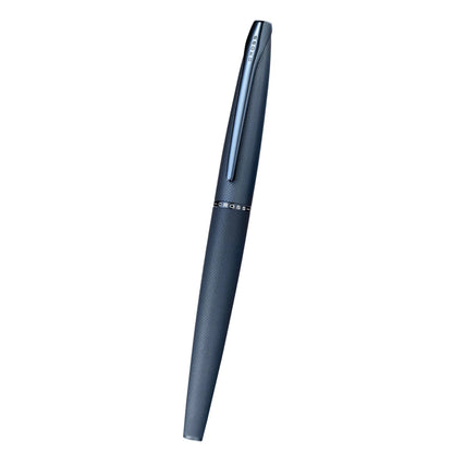 Cross ATX® Dark Blue PVD Etched Diamond Pattern with Polished Dark Blue PVD Appointments Selectip Rollerball Pen
