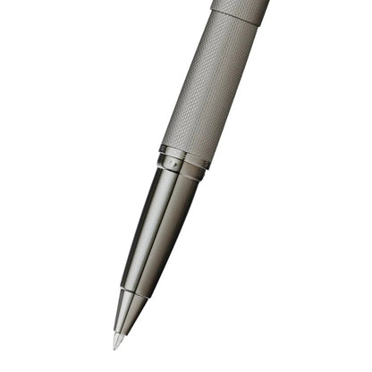 Cross ATX® Titanium Gray PVD Etched Diamond Pattern with Polished Titanium Gray PVD Appointments Selectip Rollerball Pen