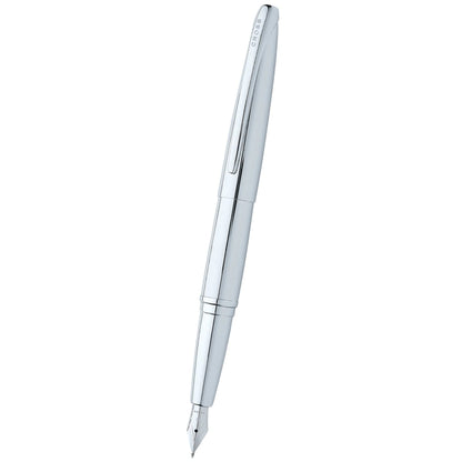 Cross ATX® Pure Chrome with Polished Chrome Appointments and Stainless Steel Medium Nib Fountain Pen