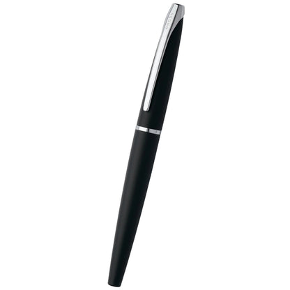 Cross ATX® Basalt Black with Polished Chrome Appointments and Stainless Steel Fine Nib Fountain Pen
