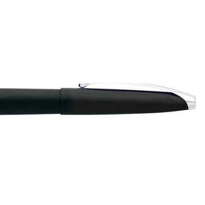 Cross ATX® Basalt Black with Polished Chrome Appointments and Stainless Steel Medium Nib Fountain Pen