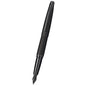 Cross ATX® Brushed Black with Machine-Turned, Diamond-Pattern Engraving with Polished Black PVD Appointments and Polished Black PVD Coated Stainless Steel Fine Nib Fountain Pen