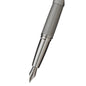 Cross ATX® Titanium Gray PVD Etched Diamond Pattern with Polished Titanium Gray PVD Appointments and Stainless Steel Medium Nib Fountain Pen