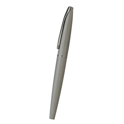 Cross ATX® Titanium Gray PVD Etched Diamond Pattern with Polished Titanium Gray PVD Appointments and Stainless Steel Medium Nib Fountain Pen
