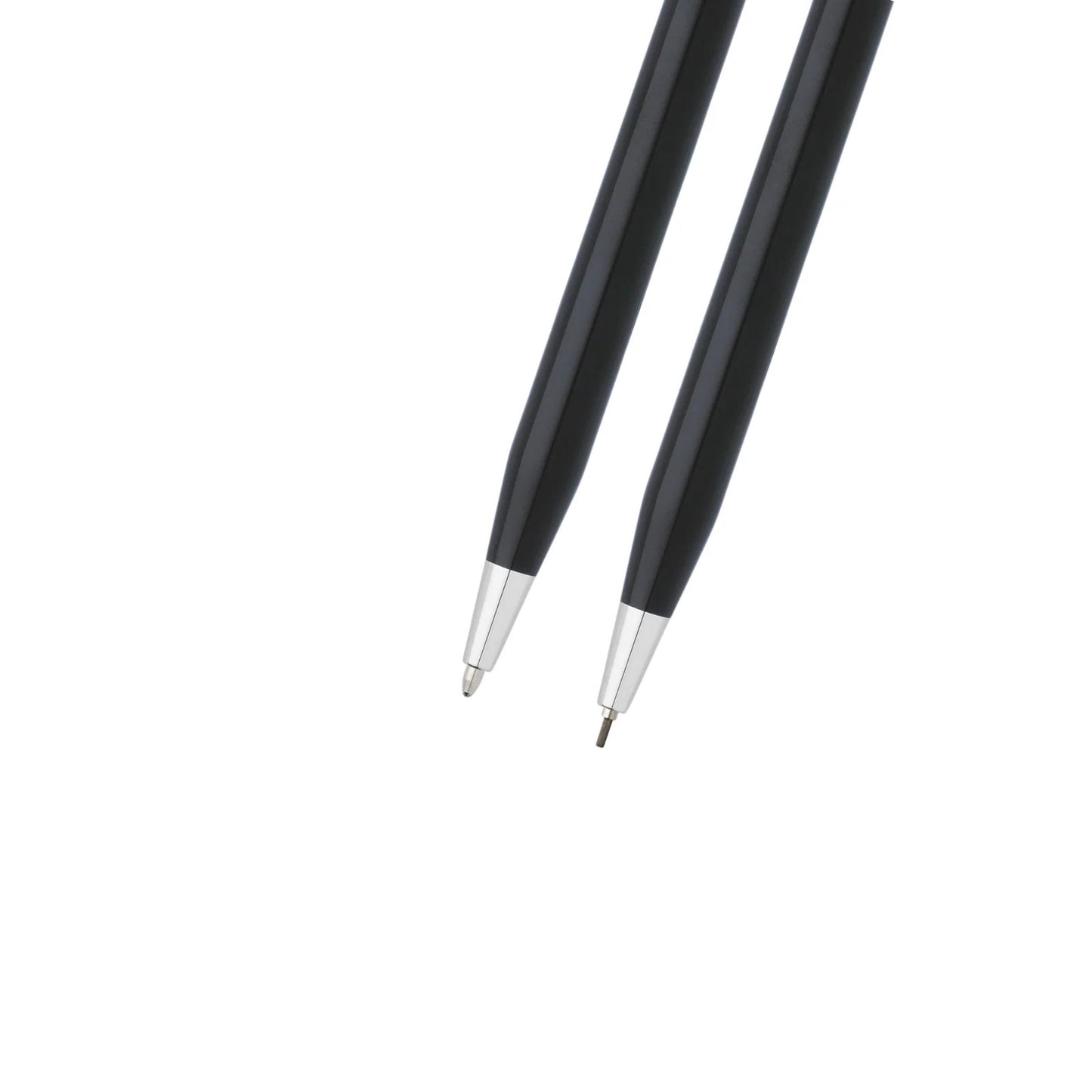 Cross Classic Century® Black Lacquer with Polished Chrome Appointments Ballpoint Pen and 0.7mm Pencil Set