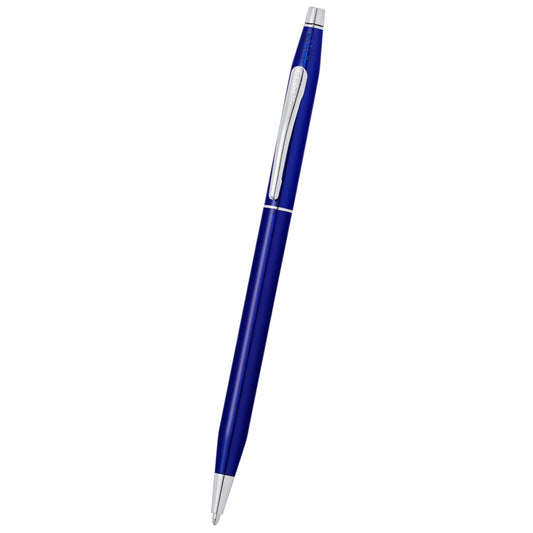Cross Classic Century® Translucent Blue Lacquer with Polished Chrome Appointments Ballpoint Pen