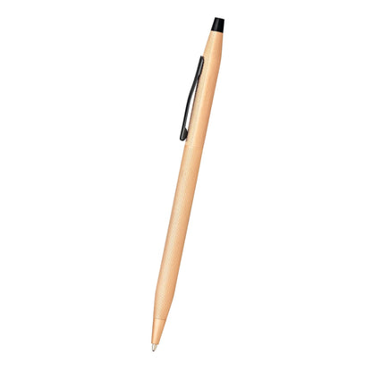 Cross Classic Century® Brushed Rose Gold PVD with Engraved Engine-Turned Diamond-Pattern Finish Ballpoint Pen
