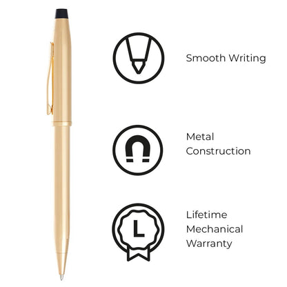 Cross Century® II 23KT Gold Plate with 23KT Gold-Plated Appointments Ballpoint Pen