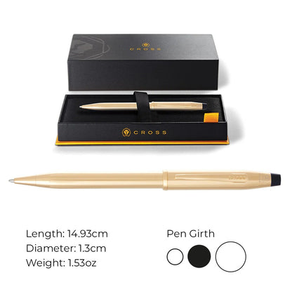 Cross Century® II 23KT Gold Plate with 23KT Gold-Plated Appointments Ballpoint Pen