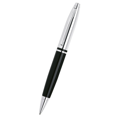 Cross Calais™ Chrome/Black Lacquer with Polished Chrome Appointments Ballpoint Pen
