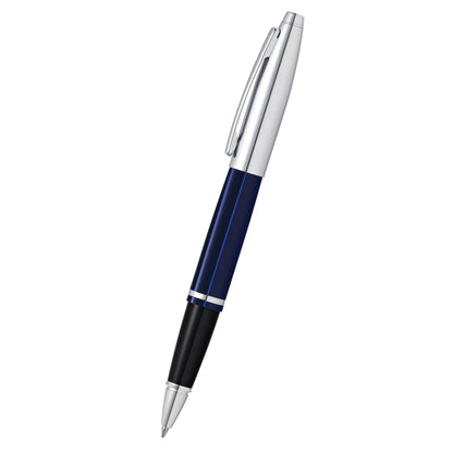 Cross Calais™ Chrome/Blue Lacquer with Polished Chrome Appointments Selectip Rollerball Pen
