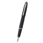 Cross Calais™ Matte Black with Polished Chrome Appointments and Medium Stainless Steel Nib Fountain Pen