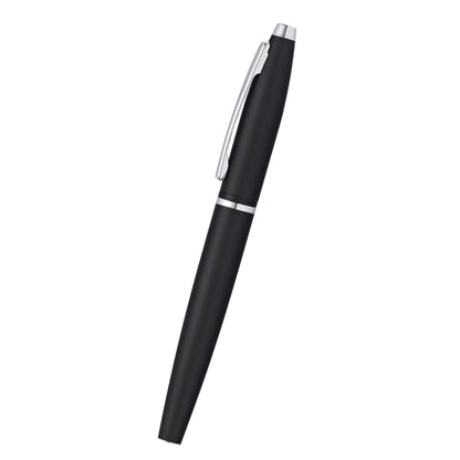 Cross Calais™ Matte Black with Polished Chrome Appointments and Medium Stainless Steel Nib Fountain Pen