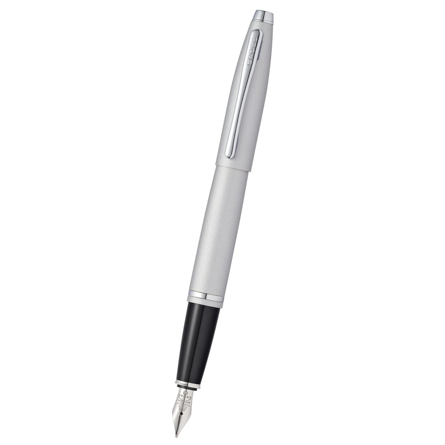 Cross Calais™ Satin Chrome with Polished Chrome Appointments and Medium Stainless Steel Nib Fountain Pen