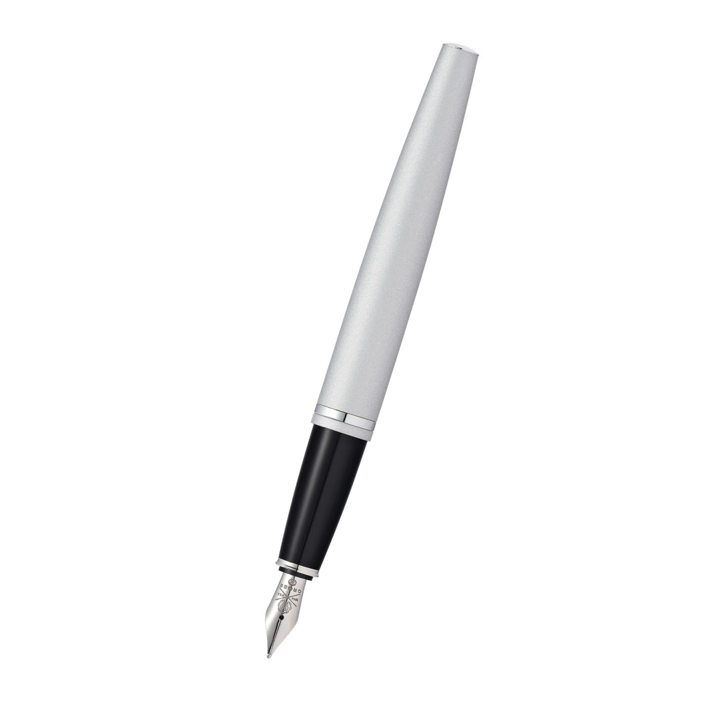Cross Calais™ Satin Chrome with Polished Chrome Appointments and Medium Stainless Steel Nib Fountain Pen