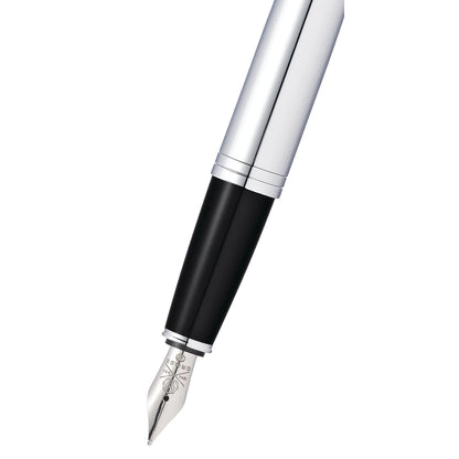 Cross Calais™ Polished Chrome with Polished Chrome Appointments and Medium Stainless Steel Nib Fountain Pen