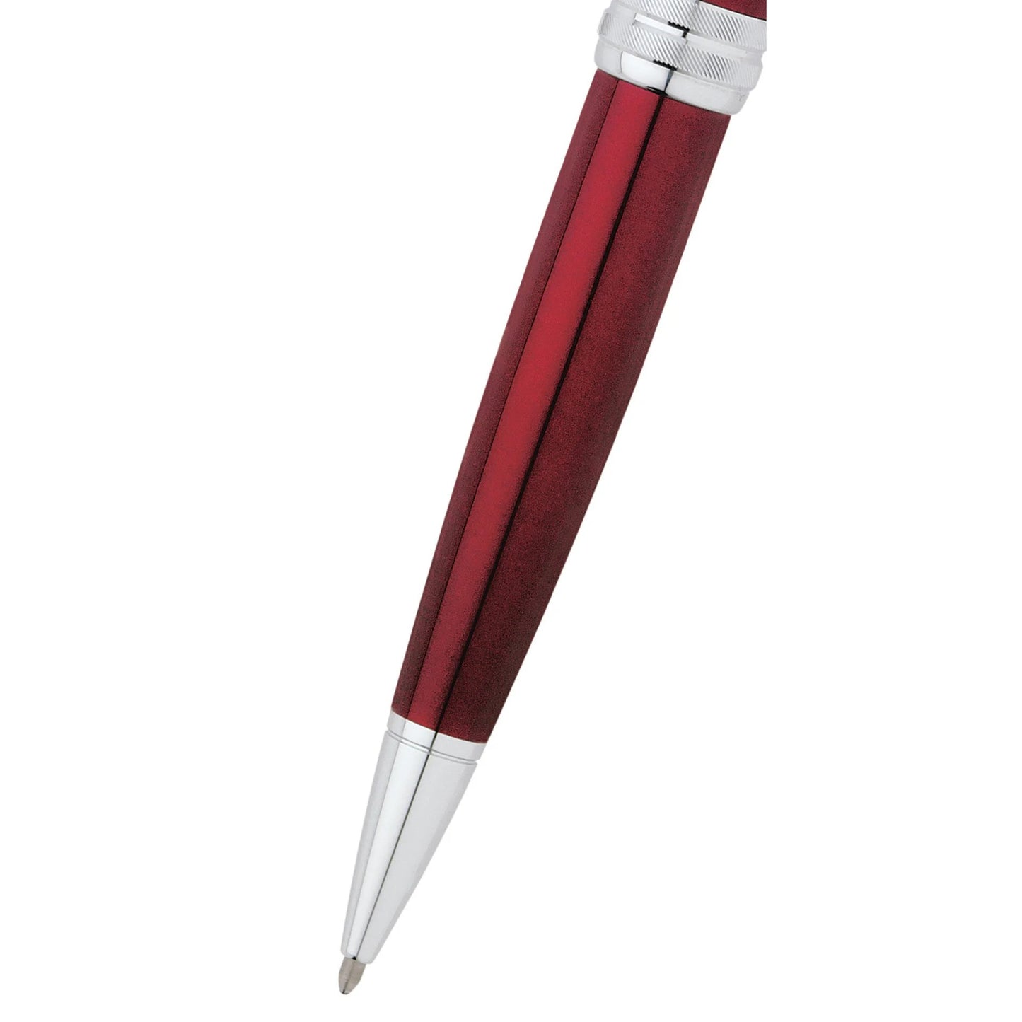 Cross Bailey™ Red Lacquer with Polished Chrome Appointments Ballpoint Pen