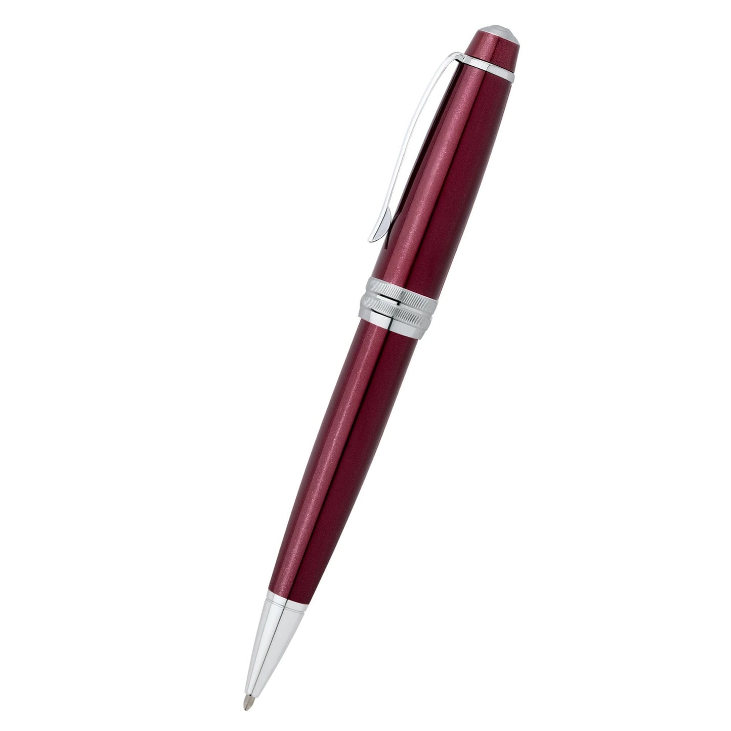 Cross Bailey™ Red Lacquer with Polished Chrome Appointments Ballpoint Pen
