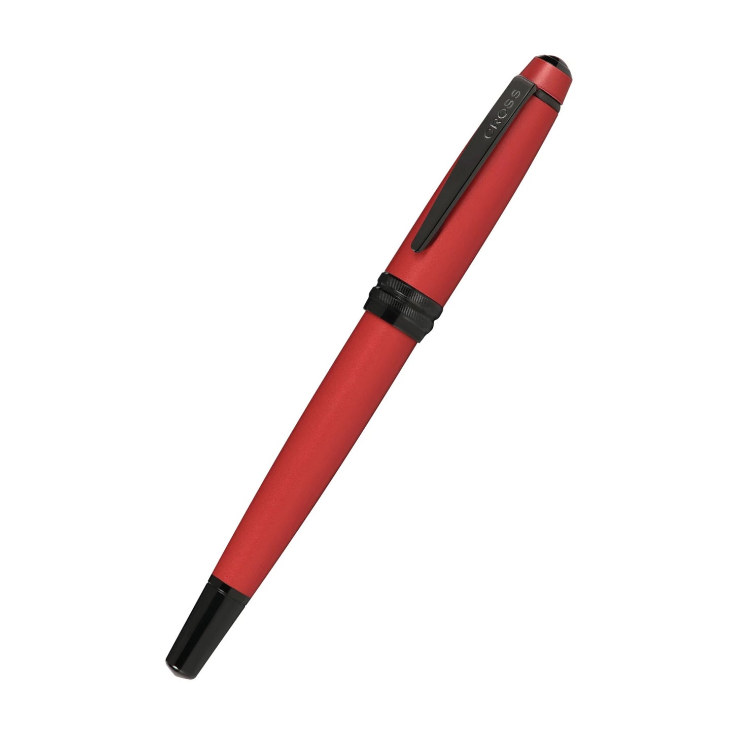 Cross Bailey™ Matte Red Lacquer with Polished Black PVD appointments Rollerball Pen