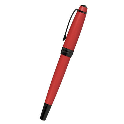 Cross Bailey™ Matte Red Lacquer with Polished Black PVD appointments Rollerball Pen