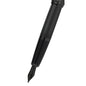 Cross Bailey™ Matte Black Lacquer Pen with Polished Black PVD appointments and Polished Black PVD Coated Stainless Steel Medium Nib Fountain Pen