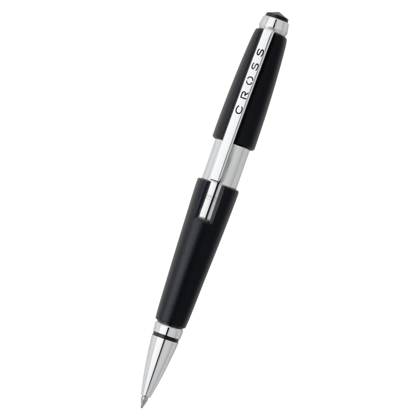 Cross Edge™ Jet Black with Polished Chrome Appointments Selectip Rollerball Pen