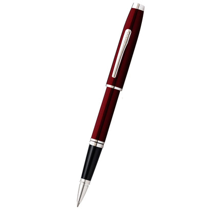 Coventry Red Lacquer with Polished Chrome Appointments Rollerball Pen
