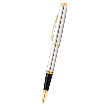 Coventry Polished Chrome with Gold Tone Appointments Rollerball Pen