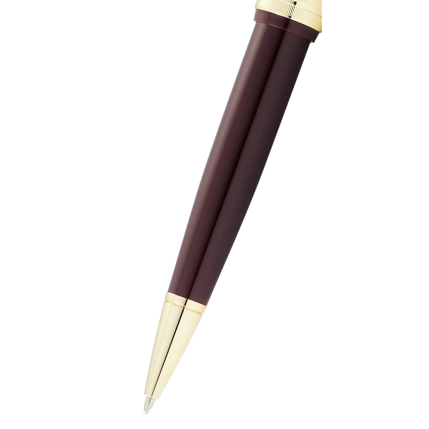 Cross Bailey Light™ Polished Burgundy Resin and Gold Tone Fine-Tip Ballpoint Pen