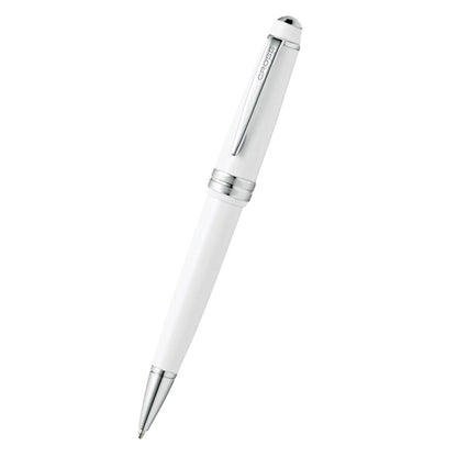 Cross Bailey Light™ Polished White Resin with Polished Chrome Appointments Fine-Tip Ballpoint Pen