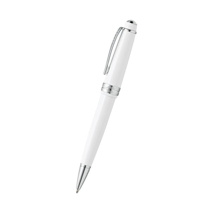Cross Bailey Light™ Polished White Resin with Polished Chrome Appointments Fine-Tip Ballpoint Pen
